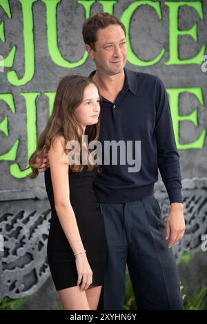 London, UK. 29 Aug, 2024. Pictured: Ebon Moss-Bachrach attends  The UK Premiere of Beetlejuice Beetlejuice at Cineworld, Leicester Square. Credit: Justin Ng/Alamy Live News Stock Photo