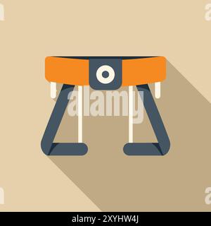 This baby jumper icon features a safe and engaging design, perfect for illustrating the joys and benefits of early childhood development Stock Vector