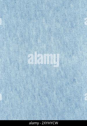 Stone washed light blue denim fabric texture background Stock Photo