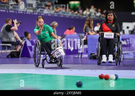 Paris, Paris, France. 29th Aug, 2024. PARIS, FRANCE - AUGUST 29: Alexandra Szabo (HUN) - Paris 2024 Summer Paralympic Games at the South Paris Arena on August 29, 2024 in Paris, France. (Credit Image: © Mathias Schulz/ZUMA Press Wire) EDITORIAL USAGE ONLY! Not for Commercial USAGE! Stock Photo