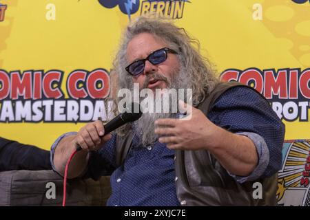 FRANKFURT, GERMANY, MAY 6th 2018: Mark Boone Junior (*1955, actor, Sons of Anarchy, Memento, Batman Begins) at German Comic Con Frankfurt, a two day f Stock Photo