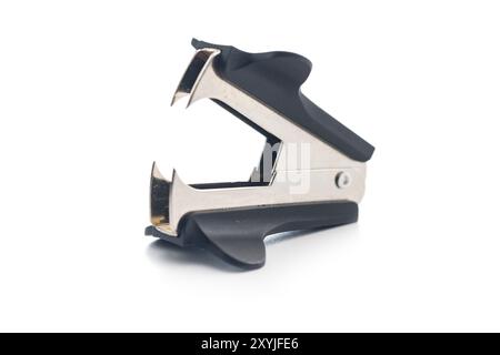 Staple remover isolated on a white background. Stock Photo