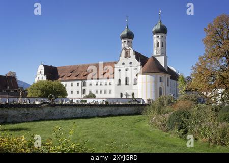 Benediktbeuern Monastery, Bavaria, in autumn Stock Photo