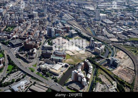 A view of the Whitehall area of Leeds city centre, in 2008, prior to re-development, West Yorkshire, northern England, UK Stock Photo