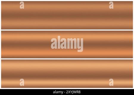 Brushed copper background Stock Photo