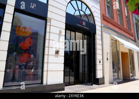 CAROLINA HERRERA fashion store on Rodeo Drive, Beverly Hills, California Stock Photo