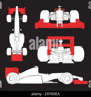 Side view of a racing car Stock Vector Image & Art - Alamy