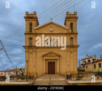 St. George Cathedral, one of Northern Cyprus' last Christian Maronite village Stock Photo