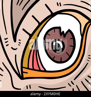 artistic eye Stock Vector
