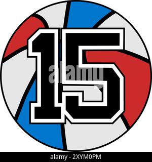 basket ball symbol design Stock Vector