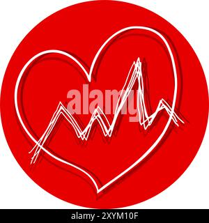 Heart icon Stock Vector