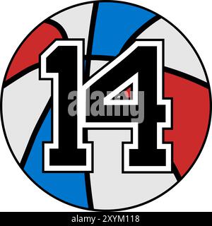 basket ball symbol design Stock Vector