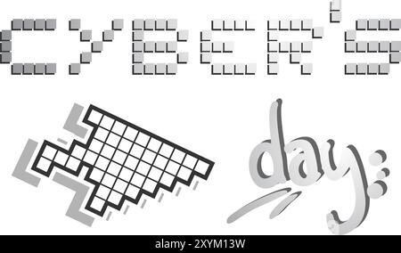 Icon cyber´s Stock Vector