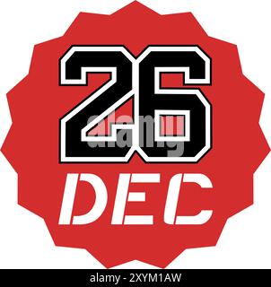 Boxing day symbol Stock Vector