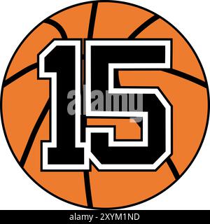basket ball symbol design Stock Vector