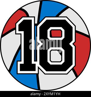 basket ball symbol design Stock Vector
