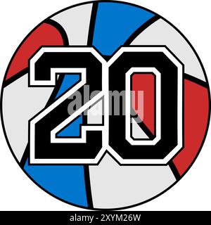 basket ball symbol design Stock Vector