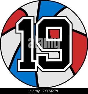 basket ball symbol design Stock Vector
