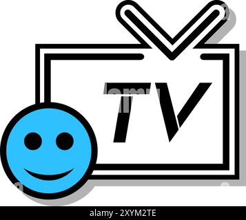TV icon Stock Vector