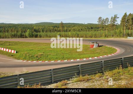 Motocross racing in Sweden Stock Photo