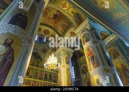 Kazan, Russia, Mar 26.2017. The interior in Cathedral of the Annunciation in the Kremlin, Europe Stock Photo