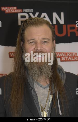 MANNHEIM, GERMANY, MARCH 17: Actor Ryan Hurst (Sons of Anarchy) at the Walker Stalker Germany convention. (Photo by Markus Wissmann) Stock Photo