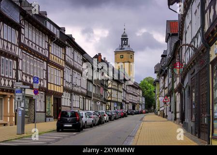 Goslar Breite Strasse, Goslar wide street 01 Stock Photo