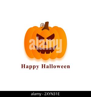 Vector illustration of Happy Halloween Stock Vector