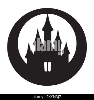 a church silhouette Stock Vector