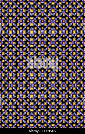 3D effect seamless background, wallpaper decoration pattern Stock Photo