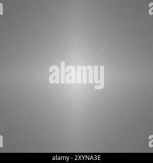 Silver with linear texture as background Stock Photo
