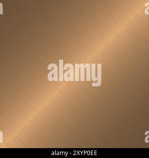 Copper with linear structure as background Stock Photo