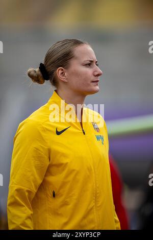 Chantal RIMKE (LC Jena), GERMANY, Shot Put Women   PER, Leichtathletik, Athletics, U20 World Athletics Championships Lima 24, U20 Leichtathletik Weltmeisterschaften, 30.08.2024,   Foto: Eibner-Pressefoto/Jan Papenfuss Stock Photo