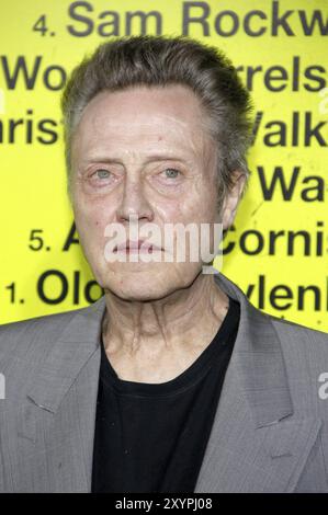 Christopher Walken at the Los Angeles premiere of 'Seven Psychopaths' held at the Mann Bruin Theatre in Westwood, USA on October 1, 2012 Stock Photo