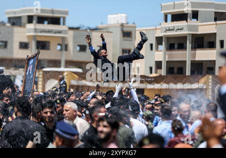 Gaza, Palestine. 30 June 2022. Students in the bachelor's degrees of ...