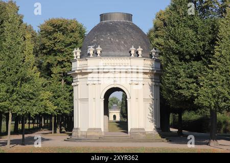 Corner pavilion, Graft, Hanover, Lower Saxony, Germany, Europe Stock Photo