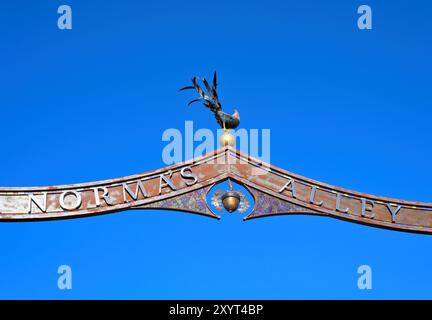 Quaint downtown of Paso Robles, CA Stock Photo