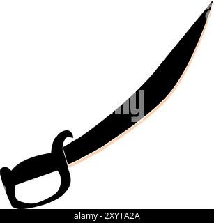 machete icon, vectors illustration symbol design Stock Vector