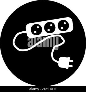 electrical terminal plug icon vector illustration symbol design Stock Vector