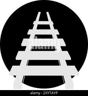 vector icon railroad illustration symbol Stock Vector