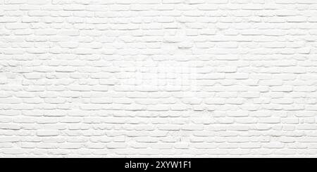 brick wall painted white, abstract background for inserting text Stock Photo