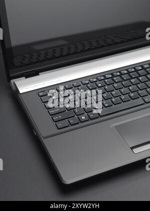 Laptop computer keyboard closeup Stock Photo