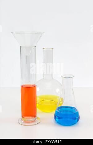 Laboratory glasses Stock Photo