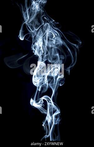 Abstract smoke moves on a black background Stock Photo - Alamy