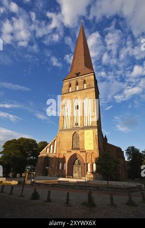 St Peter's Church in Rostock Stock Photo