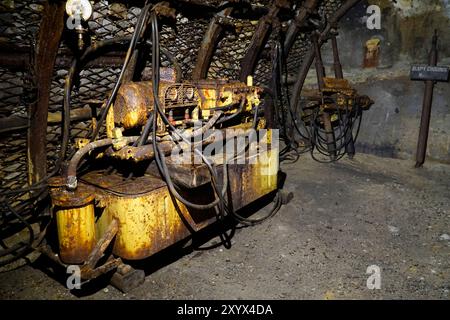 Nowa Ruda, Poland - August 4th, 2024 - Coal mining machine Stock Photo