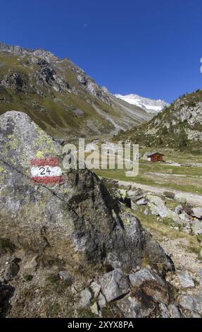 Mountain idyll in the South Tyrolean Alps Stock Photo