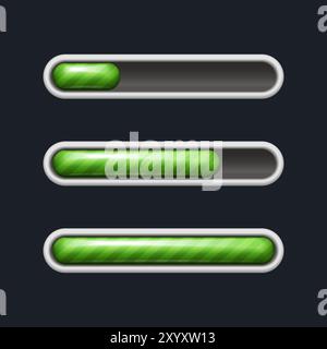 Load completed progress icon isolated on white background. Vector ...