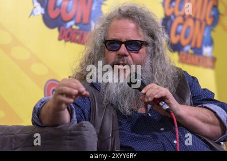 FRANKFURT, GERMANY, MAY 6th 2018: Mark Boone Junior (*1955, actor, Sons of Anarchy, Memento, Batman Begins) at German Comic Con Frankfurt, a two day f Stock Photo