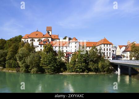 Charming and romantic Hohes Schloss Fussen, Bavaria Germany Stock Photo